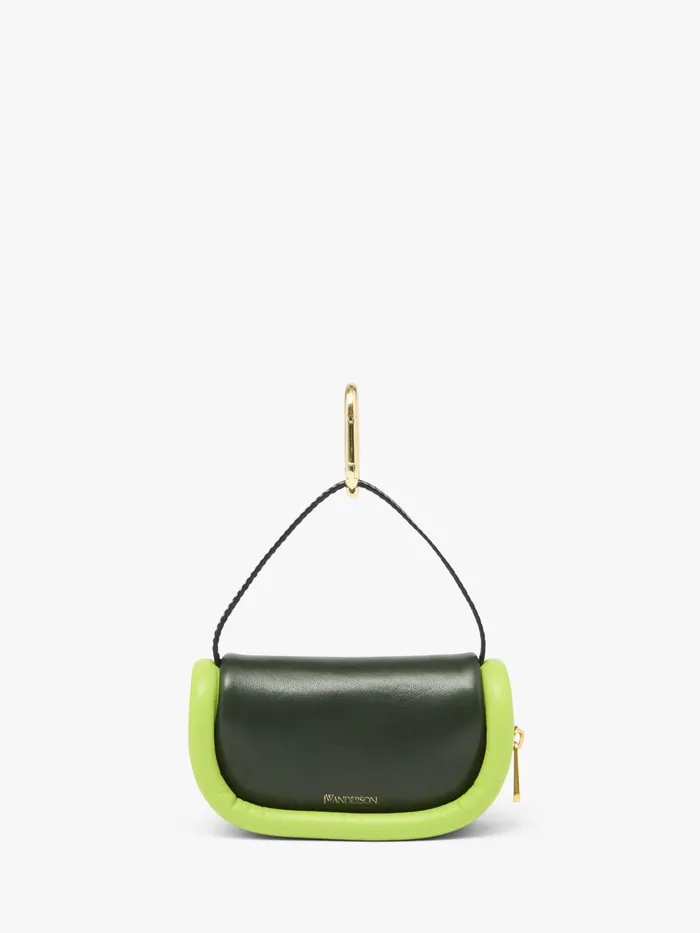 WomenMen Bumper Bag JW Anderson BUMPER7 8211 LEATHER MICRO BAG Khakilime