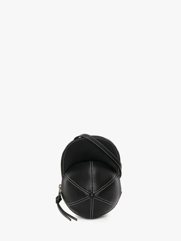 WomenMen Crossbody Bags JW Anderson MEDIUM CAP BAG 8211 LEATHER CROSSBODY BAG Black WomenMen Crossbody Bags JW Anderson MEDIUM CAP BAG 8211 LEATHER CROSSBODY BAG Black