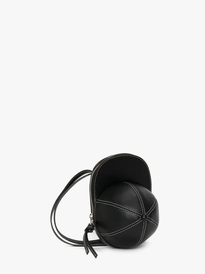 WomenMen Crossbody Bags JW Anderson MEDIUM CAP BAG 8211 LEATHER CROSSBODY BAG Black WomenMen Crossbody Bags JW Anderson MEDIUM CAP BAG 8211 LEATHER CROSSBODY BAG Black