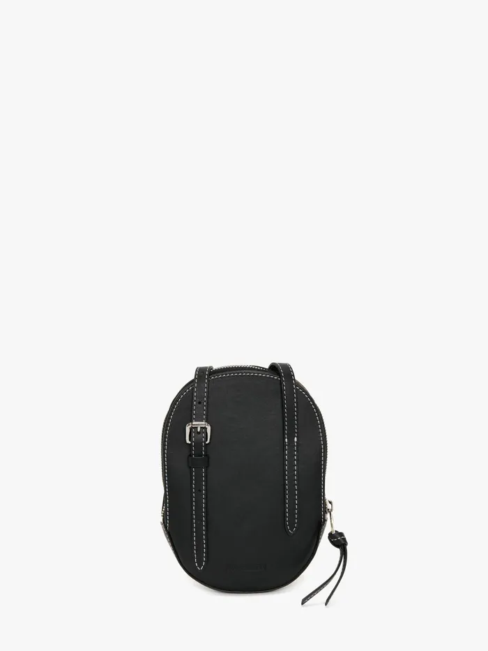WomenMen Crossbody Bags JW Anderson MEDIUM CAP BAG 8211 LEATHER CROSSBODY BAG Black WomenMen Crossbody Bags JW Anderson MEDIUM CAP BAG 8211 LEATHER CROSSBODY BAG Black