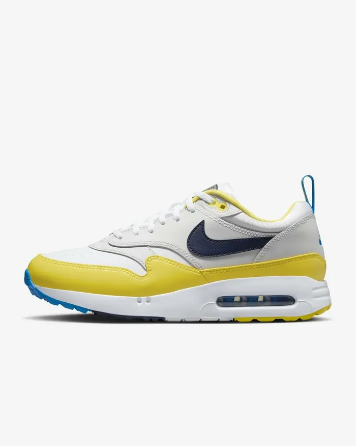 WomenMen Nike All Shoes Air Max 1 03986 OG G NRG Whitetour Yellowphoto Blueobsidian WomenMen Nike All Shoes Air Max 1 03986 OG G NRG Whitetour Yellowphoto Blueobsidian