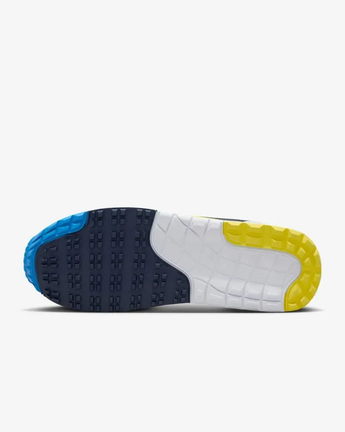 WomenMen Nike All Shoes Air Max 1 03986 OG G NRG Whitetour Yellowphoto Blueobsidian