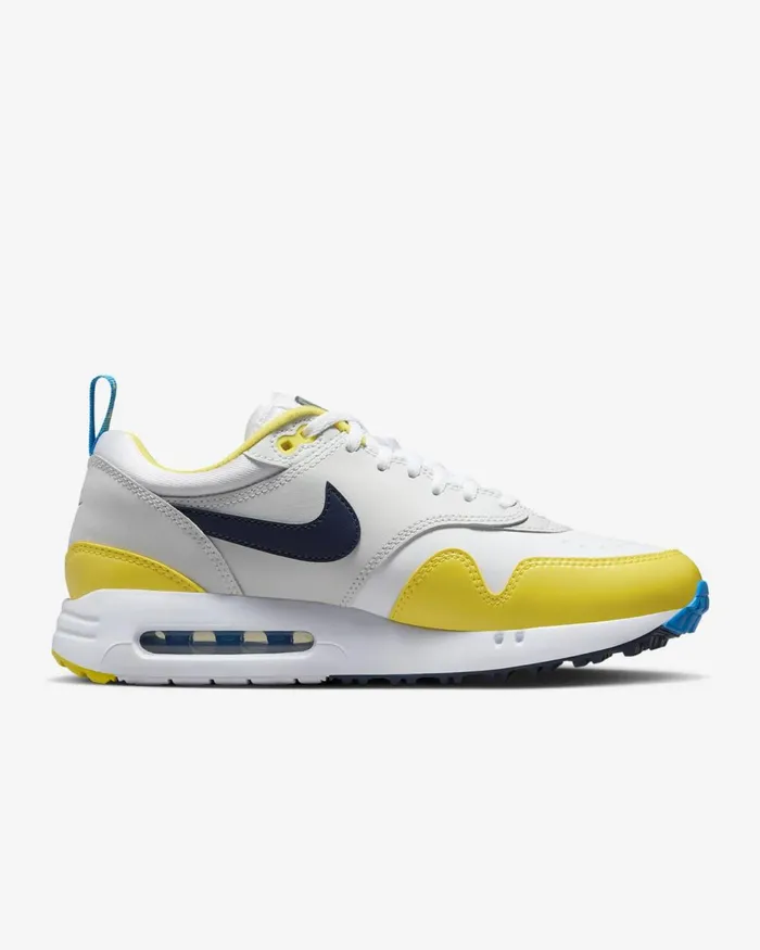 WomenMen Nike All Shoes Air Max 1 03986 OG G NRG Whitetour Yellowphoto Blueobsidian