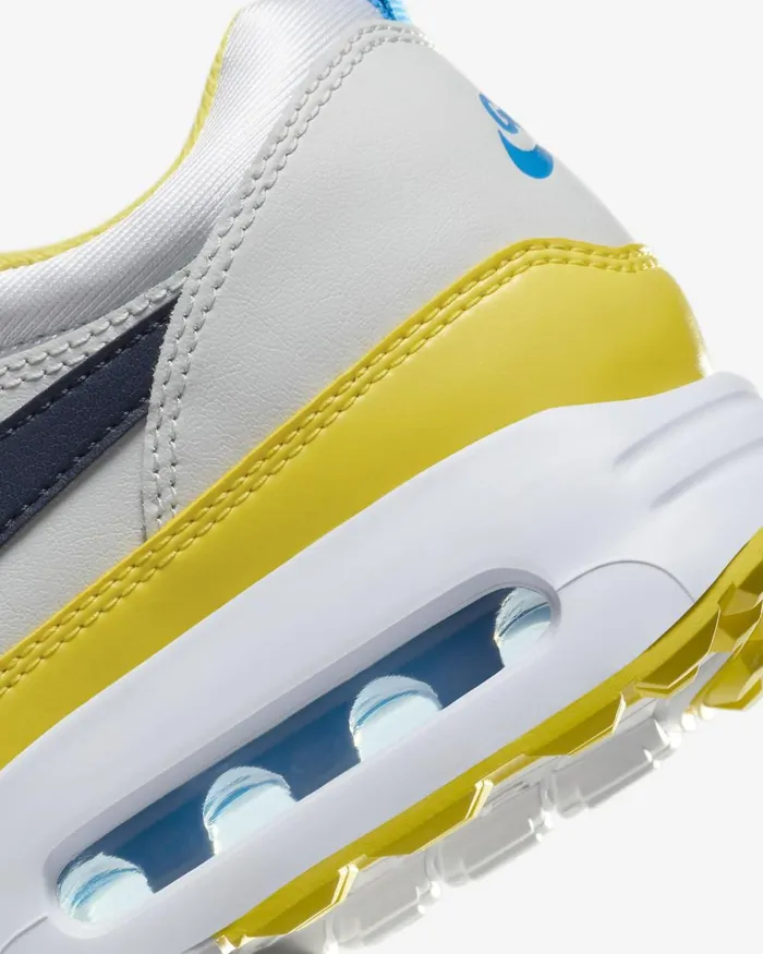 WomenMen Nike All Shoes Air Max 1 03986 OG G NRG Whitetour Yellowphoto Blueobsidian