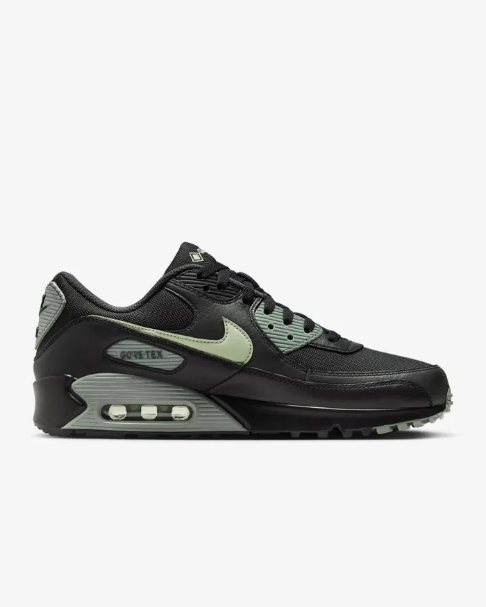 WomenMen Nike All Shoes Air Max 90 GORETEX Blackanthracitemica Greenhoneydew