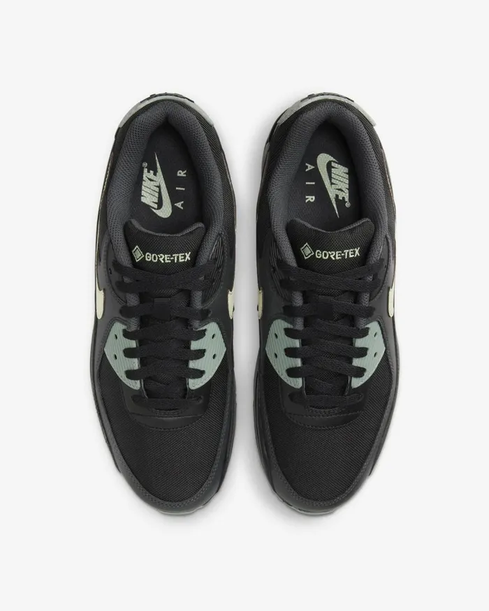 WomenMen Nike All Shoes Air Max 90 GORETEX Blackanthracitemica Greenhoneydew