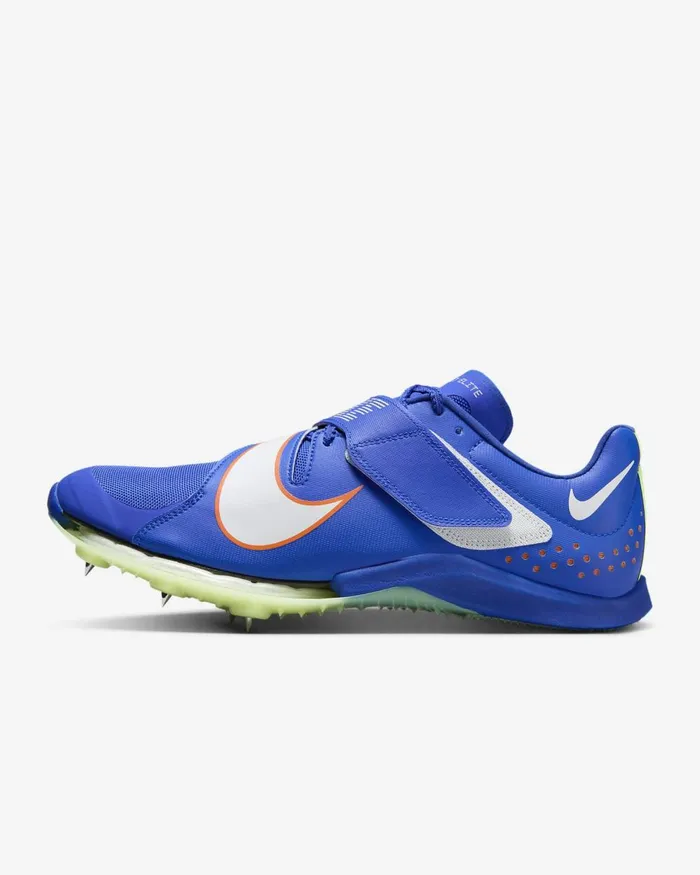 WomenMen Nike All Shoes Air Zoom LJ Elite Racer Bluesafety Orangewhite