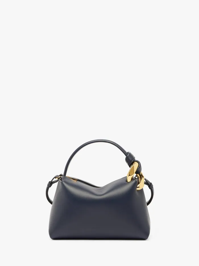 WomenMen Top Handle Bags JW Anderson SMALL JWA CORNER BAG 8211 LEATHER CROSSBODY BAG Navy WomenMen Top Handle Bags JW Anderson SMALL JWA CORNER BAG 8211 LEATHER CROSSBODY BAG Navy