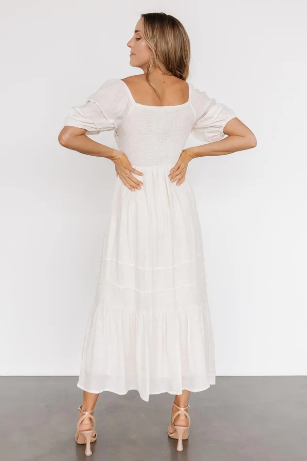 Women Midi Dresses Baltic Born Archer Boho Dress Beige Women Midi Dresses Baltic Born Archer Boho Dress Beige