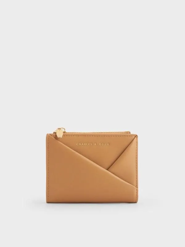 Women Midori Geometric TopZip Wallet 8211 Camel CHARLES and KEITH Small Wallets Women Midori Geometric TopZip Wallet 8211 Camel CHARLES and KEITH Small Wallets