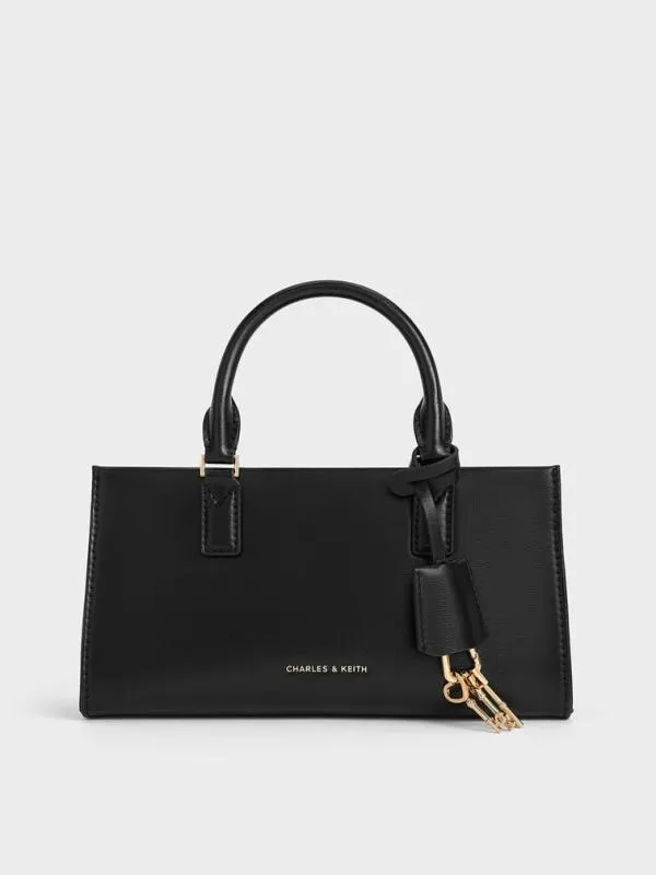 Women Mini Kerry Tote Bag 8211 Black CHARLES and KEITH Tote Bags
