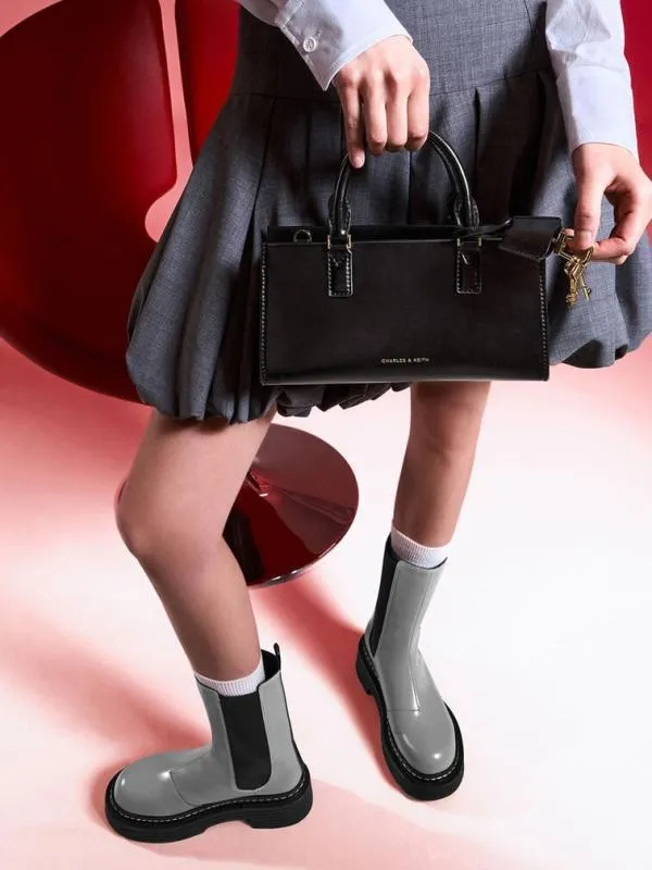 Women Mini Kerry Tote Bag 8211 Black CHARLES and KEITH Tote Bags
