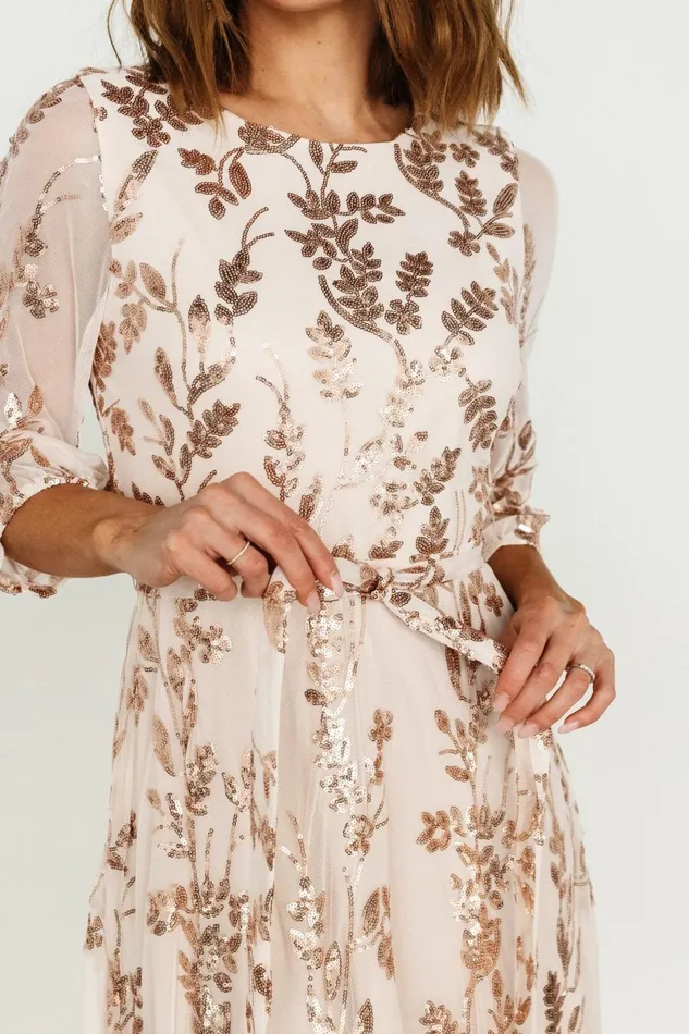 Women Mother Of The Bride Baltic Born Destiny Sequin Maxi Dress Rose Gold Women Mother Of The Bride Baltic Born Destiny Sequin Maxi Dress Rose Gold