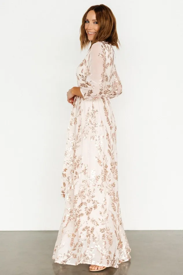 Women Mother Of The Bride Baltic Born Destiny Sequin Maxi Dress Rose Gold Women Mother Of The Bride Baltic Born Destiny Sequin Maxi Dress Rose Gold