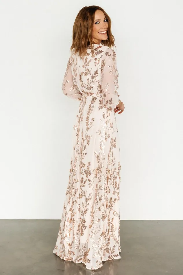 Women Mother Of The Bride Baltic Born Destiny Sequin Maxi Dress Rose Gold Women Mother Of The Bride Baltic Born Destiny Sequin Maxi Dress Rose Gold