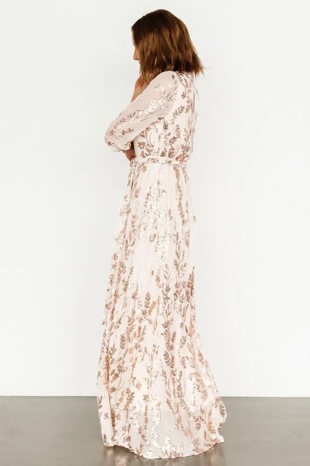 Women Mother Of The Bride Baltic Born Destiny Sequin Maxi Dress Rose Gold Women Mother Of The Bride Baltic Born Destiny Sequin Maxi Dress Rose Gold