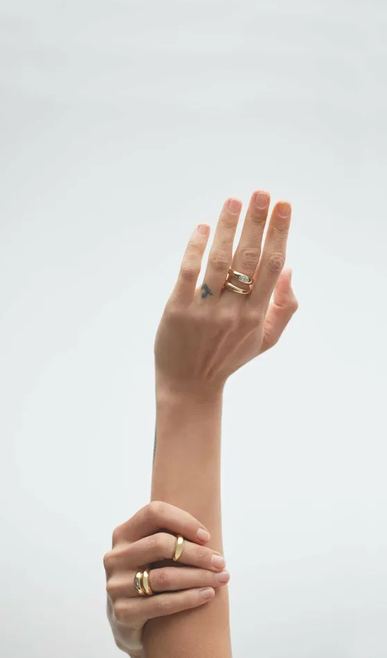 Women NATHAN SINGLE RING Gold Acler Jewellery