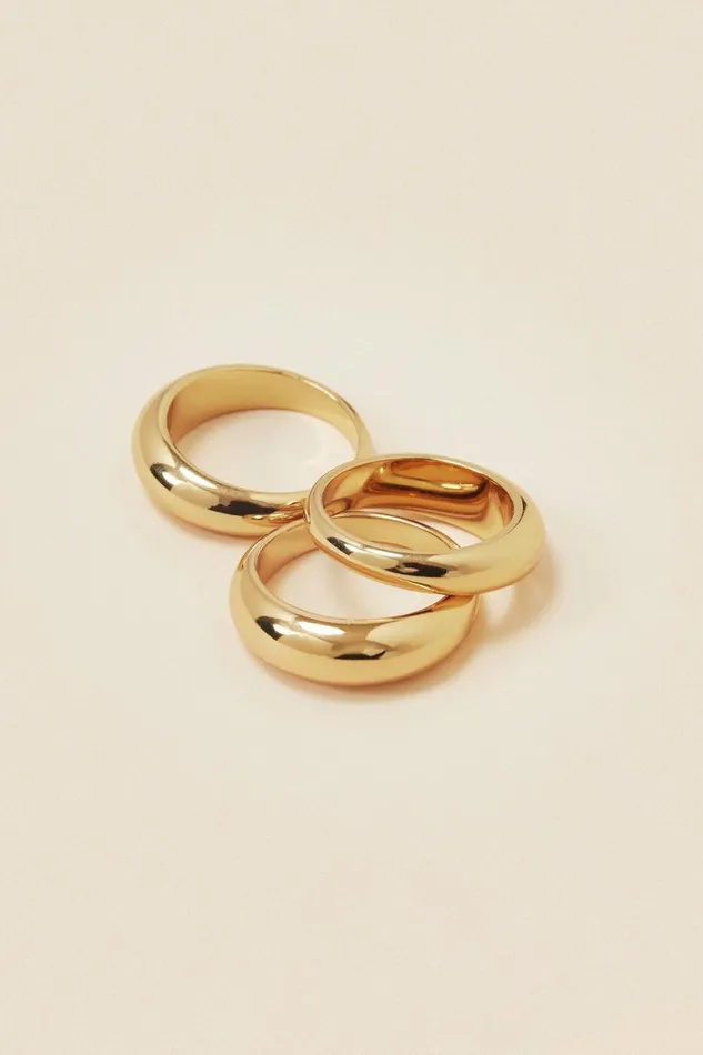 Women NATHAN SINGLE RING Gold Acler Jewellery