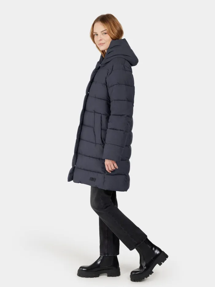 Women Nella Parka Dark Night Blue Didriksons Autumn Jackets