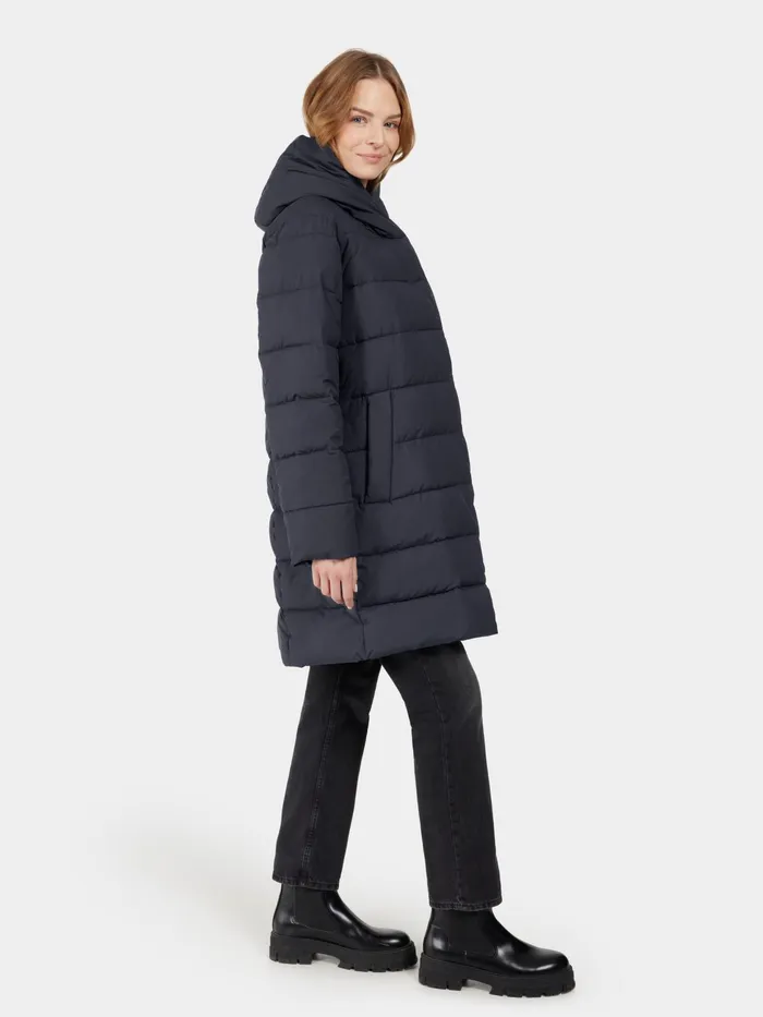 Women Nella Parka Dark Night Blue Didriksons Autumn Jackets
