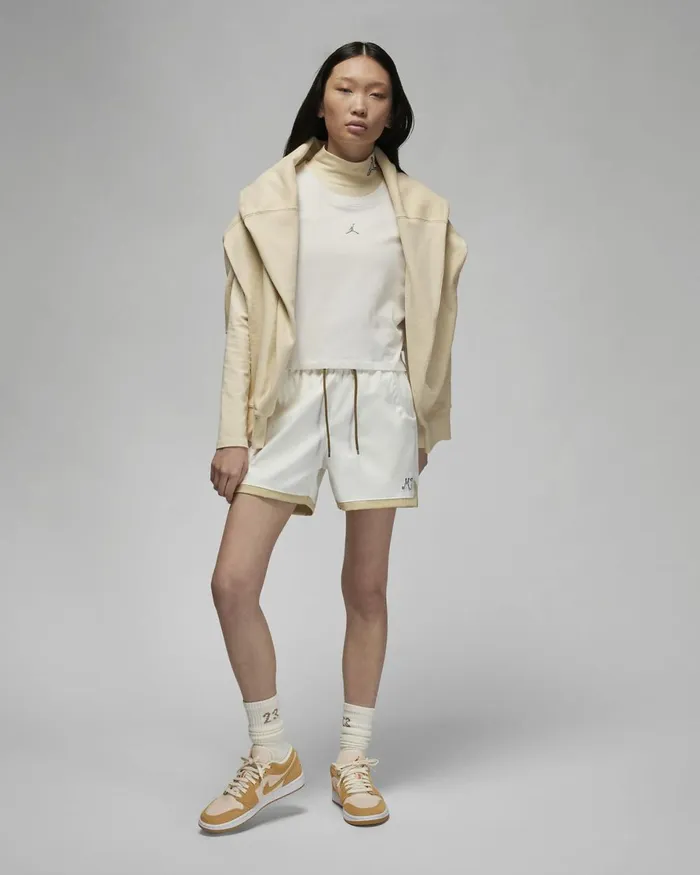 Women Nike All Clothing Jordan Sailteam Goldbrown Kelp