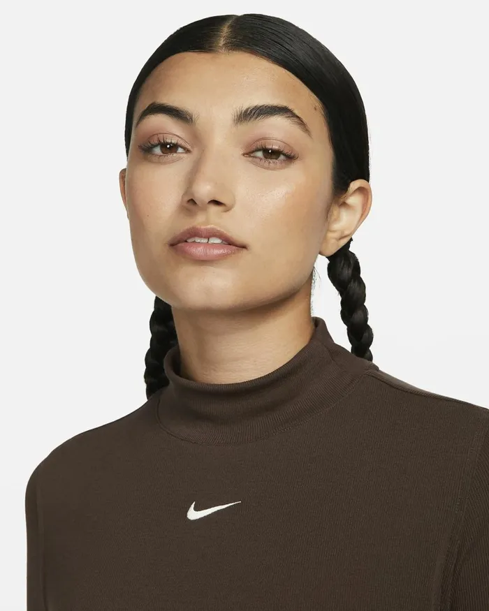 Women Nike All Clothing Sportswear Essentials Baroque Brownsail