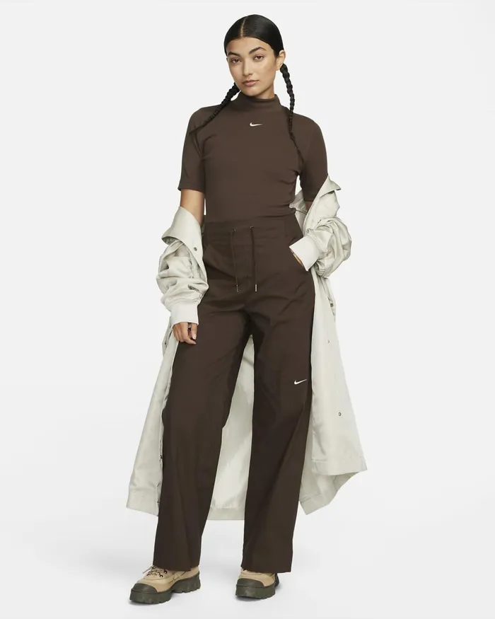 Women Nike All Clothing Sportswear Essentials Baroque Brownsail