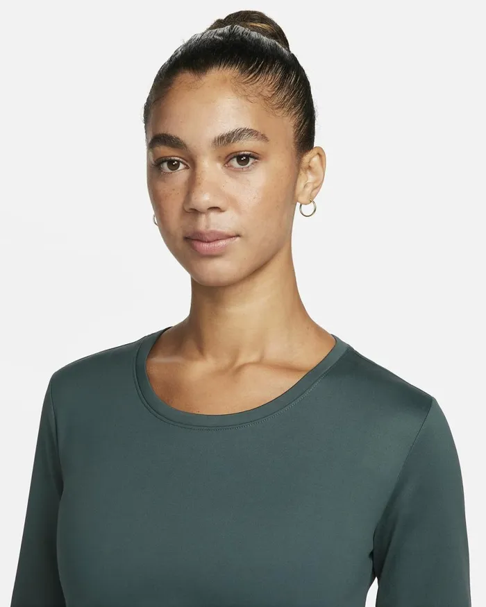 Women Nike All Clothing ThermaFIT One Deep Junglewhite
