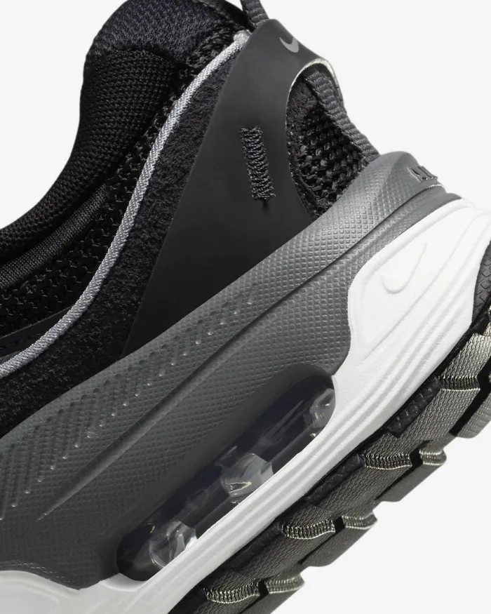 Women Nike All Shoes Air Max Bliss Blackoil Greyiron Greymetallic Silver