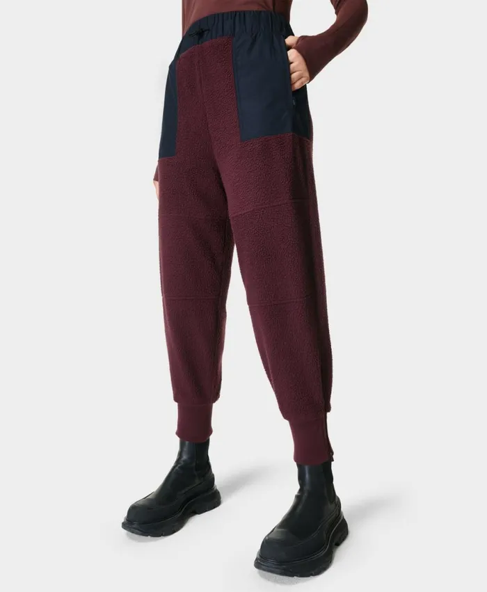 Women Norse Sherpa Trouser Plum Red Sweaty Betty Trousers