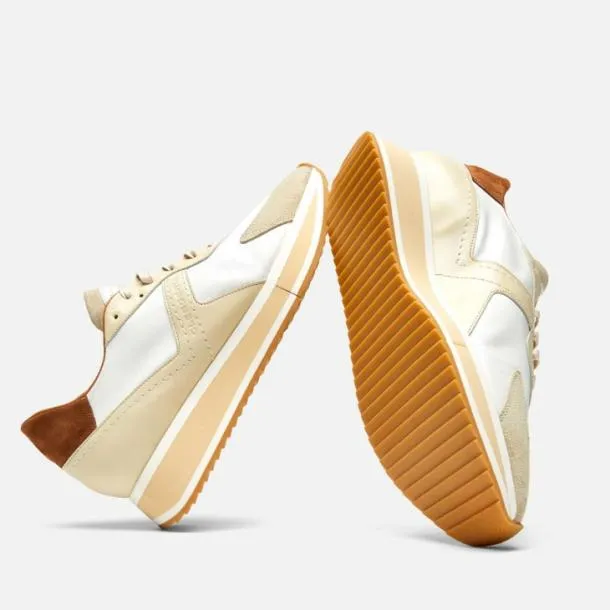 Women ORVIL White Brown And Beige Clergerie Sneakers