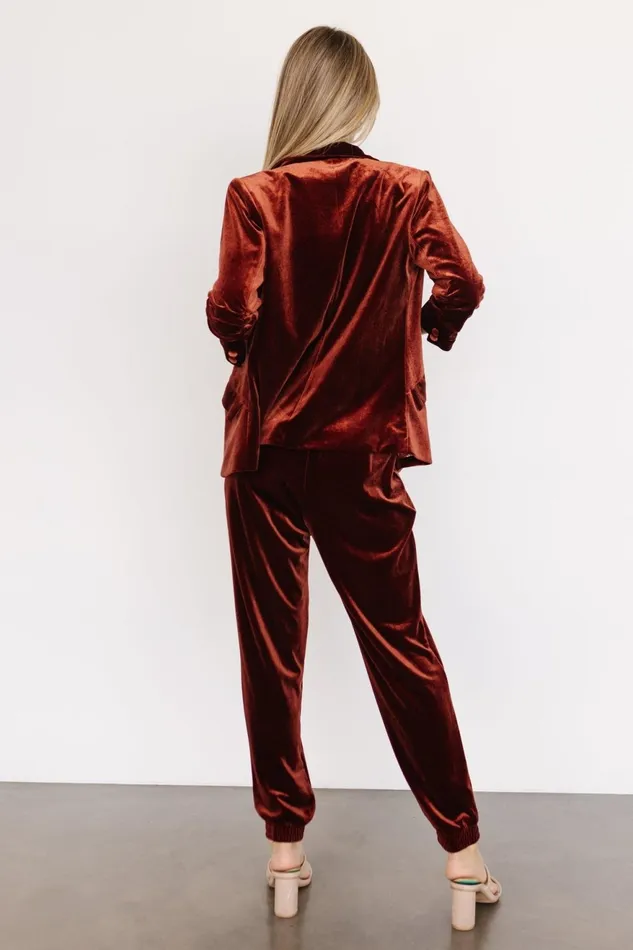Women Outerwear Baltic Born Brinton Velvet Blazer Cinnamon Women Outerwear Baltic Born Brinton Velvet Blazer Cinnamon