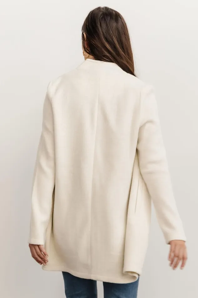 Women Outerwear Baltic Born Knoll Notch Jacket Ivory