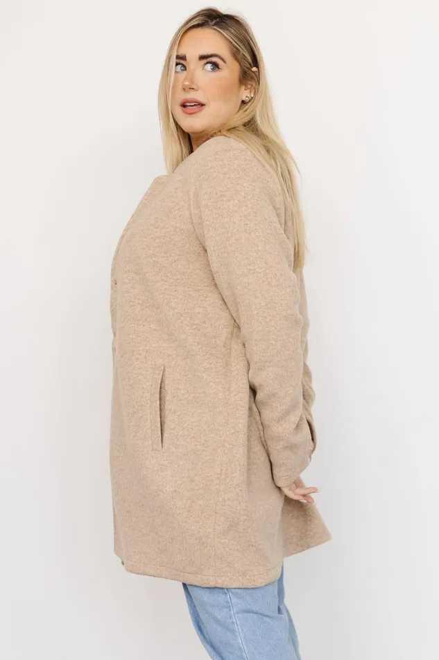 Women Outerwear Baltic Born Knoll Notch Jacket Oatmeal Women Outerwear Baltic Born Knoll Notch Jacket Oatmeal
