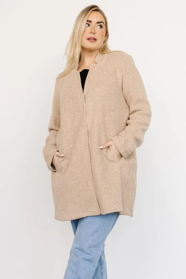 Women Outerwear Baltic Born Knoll Notch Jacket Oatmeal Women Outerwear Baltic Born Knoll Notch Jacket Oatmeal