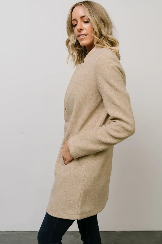 Women Outerwear Baltic Born Knoll Notch Jacket Oatmeal Women Outerwear Baltic Born Knoll Notch Jacket Oatmeal