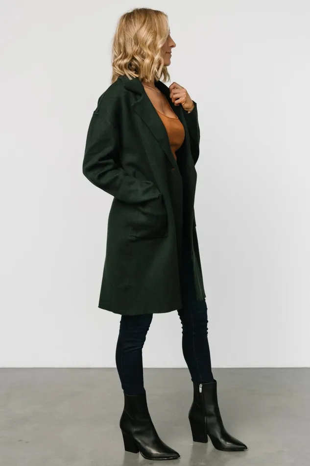 Women Outerwear Baltic Born Roland Long Jacket Dark Green Women Outerwear Baltic Born Roland Long Jacket Dark Green