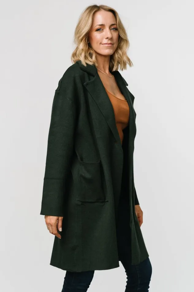 Women Outerwear Baltic Born Roland Long Jacket Dark Green Women Outerwear Baltic Born Roland Long Jacket Dark Green