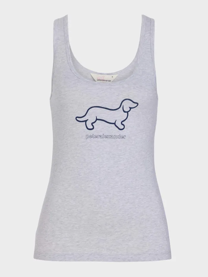Women PA Penny Tank Pale Blue Peter Alexander Classic Tops