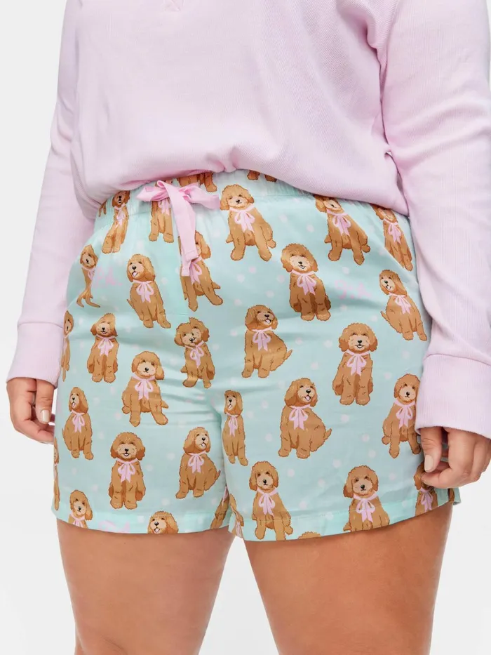 Women PA Plus Groodle Mid Short Multi Peter Alexander Shorts