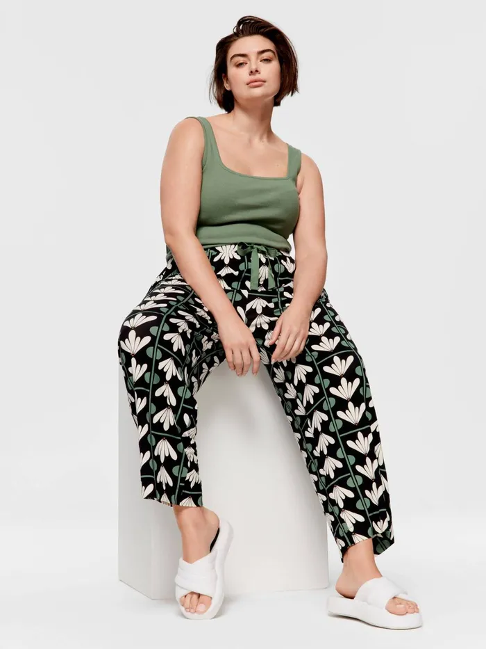Women PA Plus Lotus Bamboo Blend 34 Pj Pant Multi Peter Alexander Pants