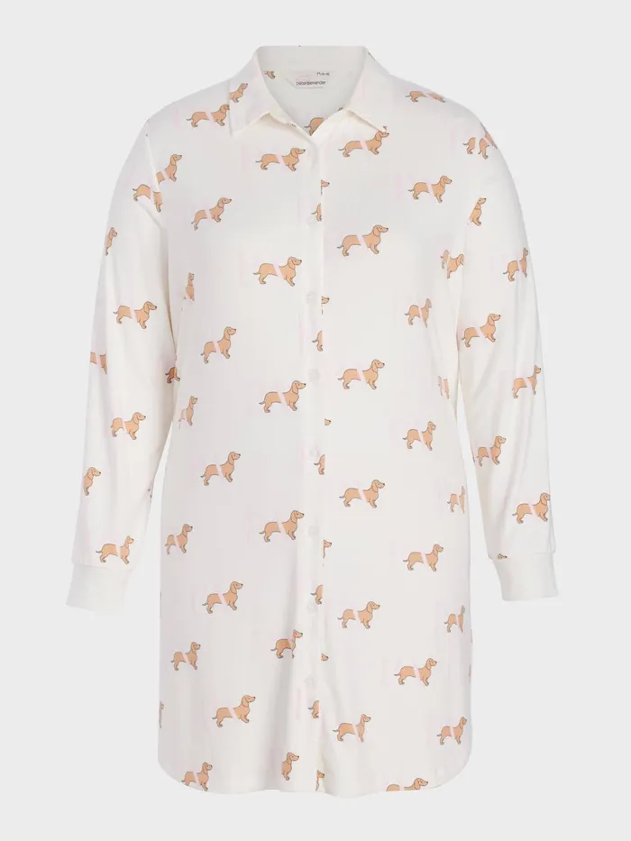 Women PA Plus Penny Long Sleeve Plush Nightshirt Multi Peter Alexander Nighties