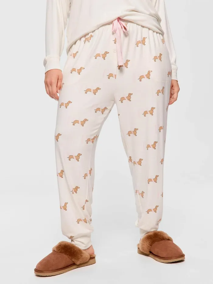 Women PA Plus Penny Plush Easy Pj Pant Multi Peter Alexander Lounge