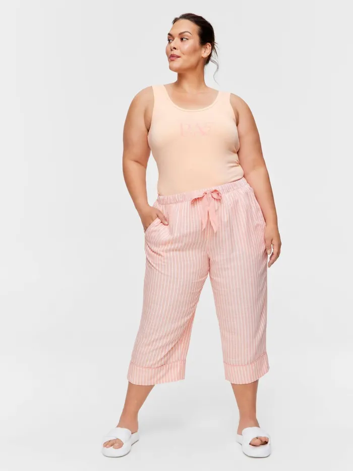 Women PA Plus Pink Viscose Dobby 34 Pj Pant Multi Peter Alexander Pants