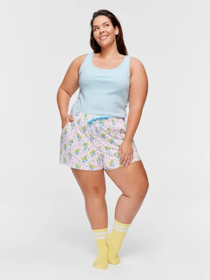 Women PA Plus The Smurfs Smurfette Mini Short Multi Peter Alexander Online Only Styles