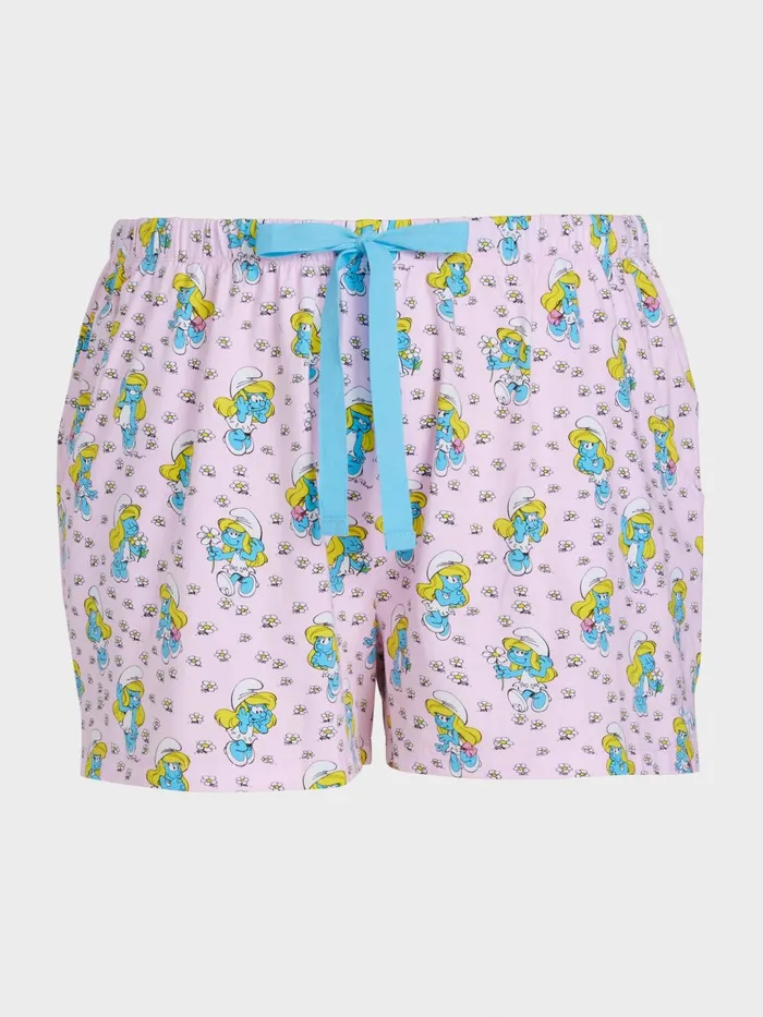 Women PA Plus The Smurfs Smurfette Mini Short Multi Peter Alexander Online Only Styles