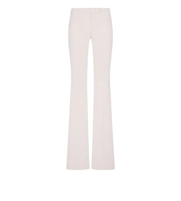 Women Pants and Shorts Tom Ford Wool Barathea Flared Pants