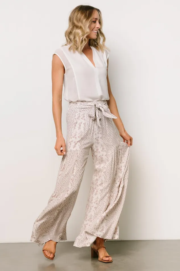 Women Pants Baltic Born San Sebastian Pants Tan Multi Women Pants Baltic Born San Sebastian Pants Tan Multi