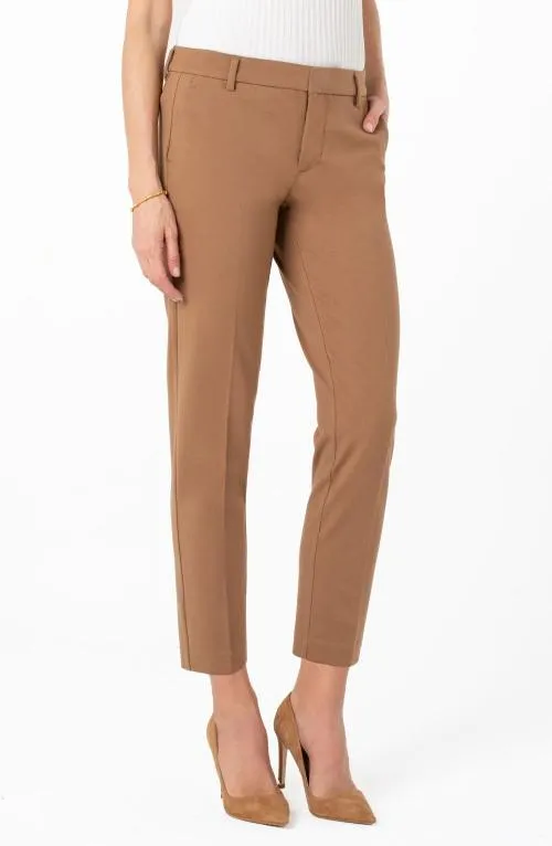 Women Pants Liverpool Los Angeles Kelsey Knit Trouser Super Stretch Maple