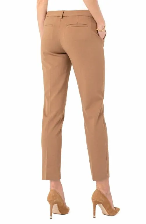 Women Pants Liverpool Los Angeles Kelsey Knit Trouser Super Stretch Maple